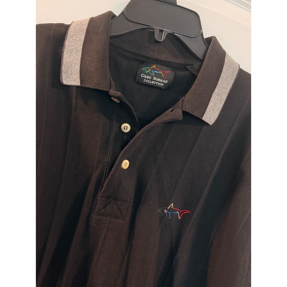 Greg Norman Collection‎ Mens Small Polo Shirt Long Sleeve Golf Casual S/P